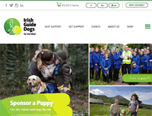 Tablet Screenshot of guidedogs.ie